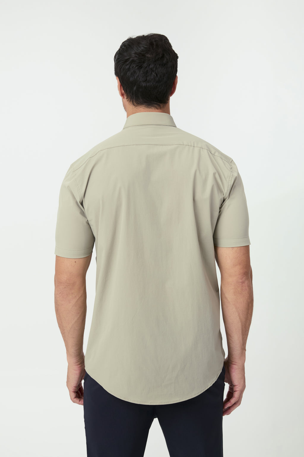 Camisa Social Anti-Amassado Flex Manga Curta