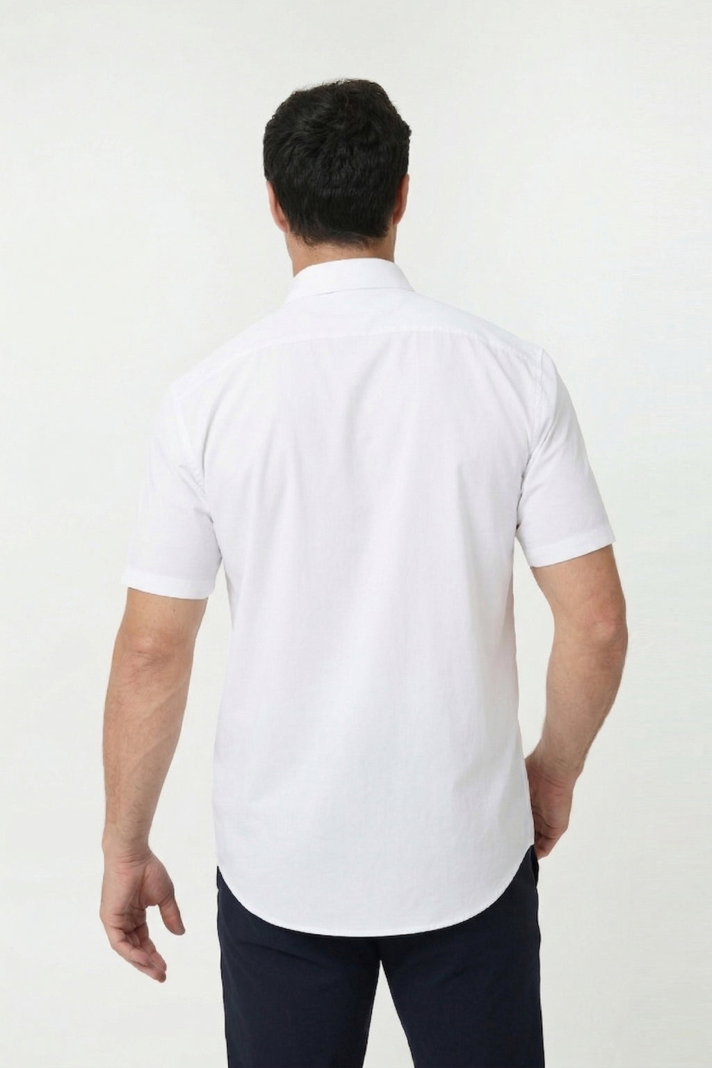 Camisa Social Anti-Amassado Flex Manga Curta