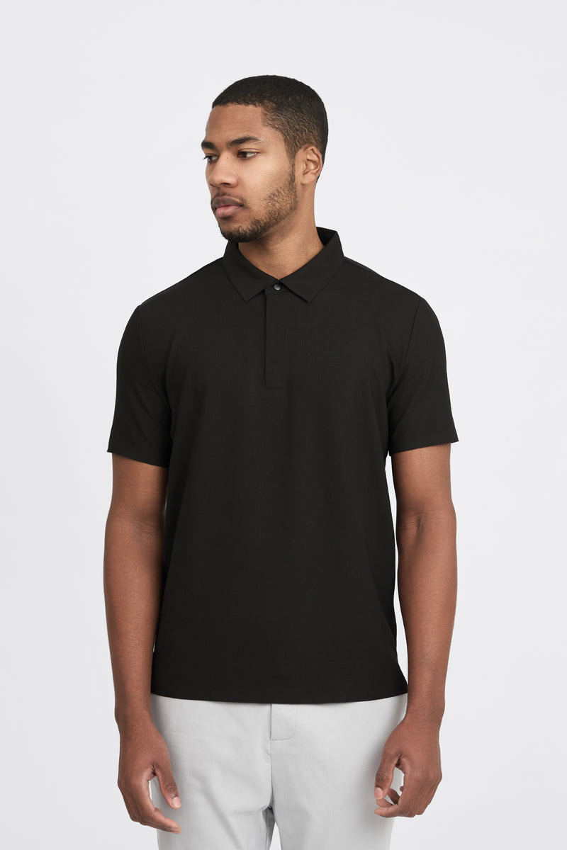 Camisa Polo Tech Ultra Grid — Preto