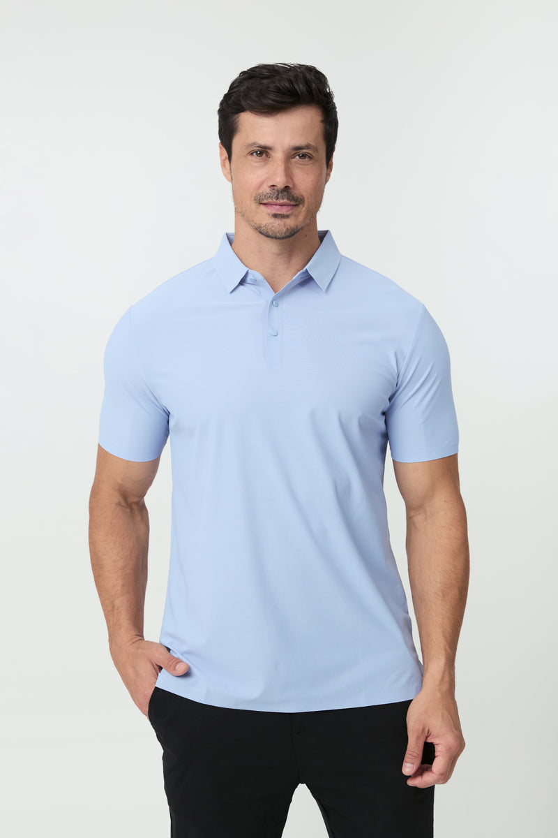Polo Tech Ultra — Azul Claro
