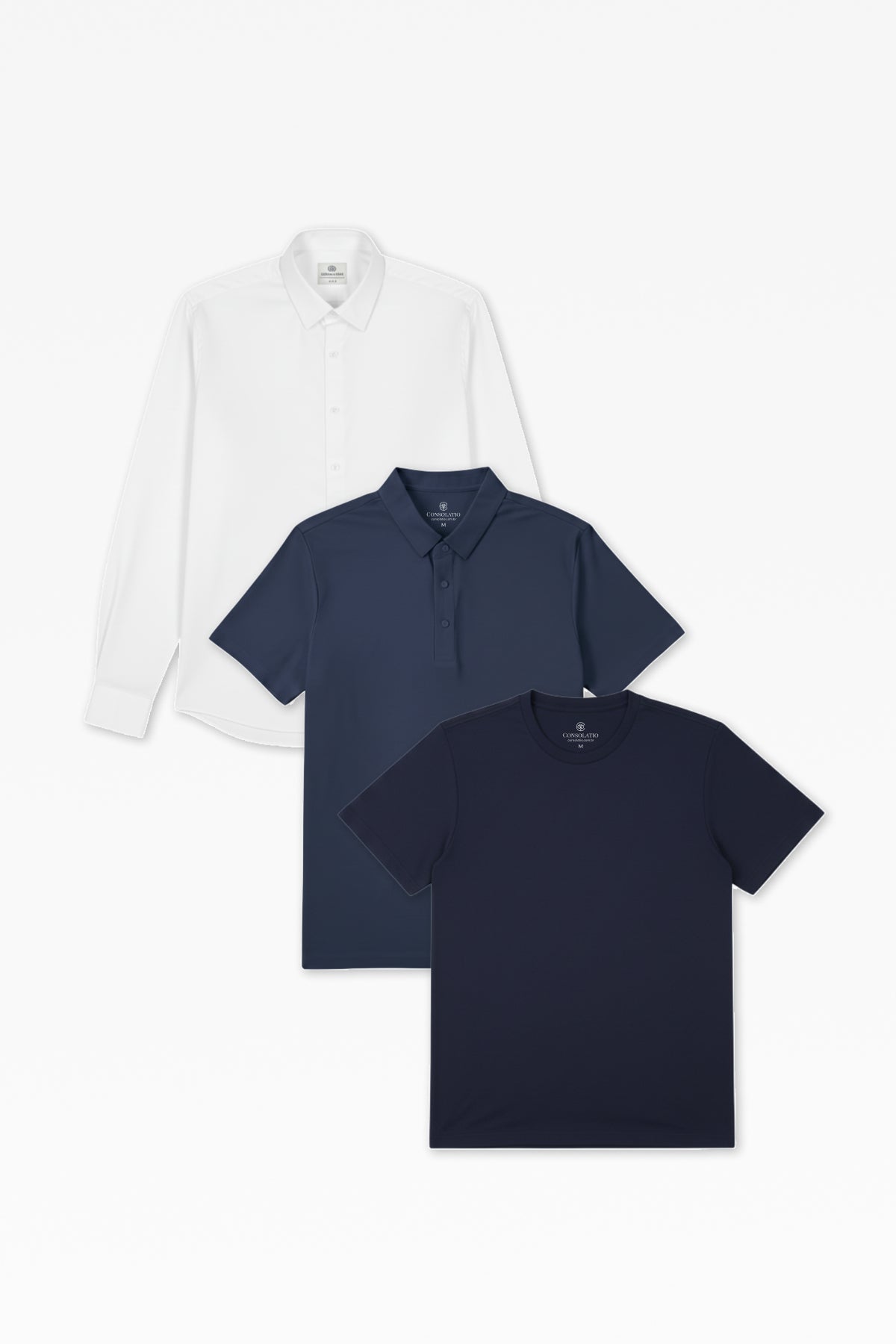 SF-Kit Camisa Polo Ultra + Camisa Ultra-Stretch + Camiseta TecModal