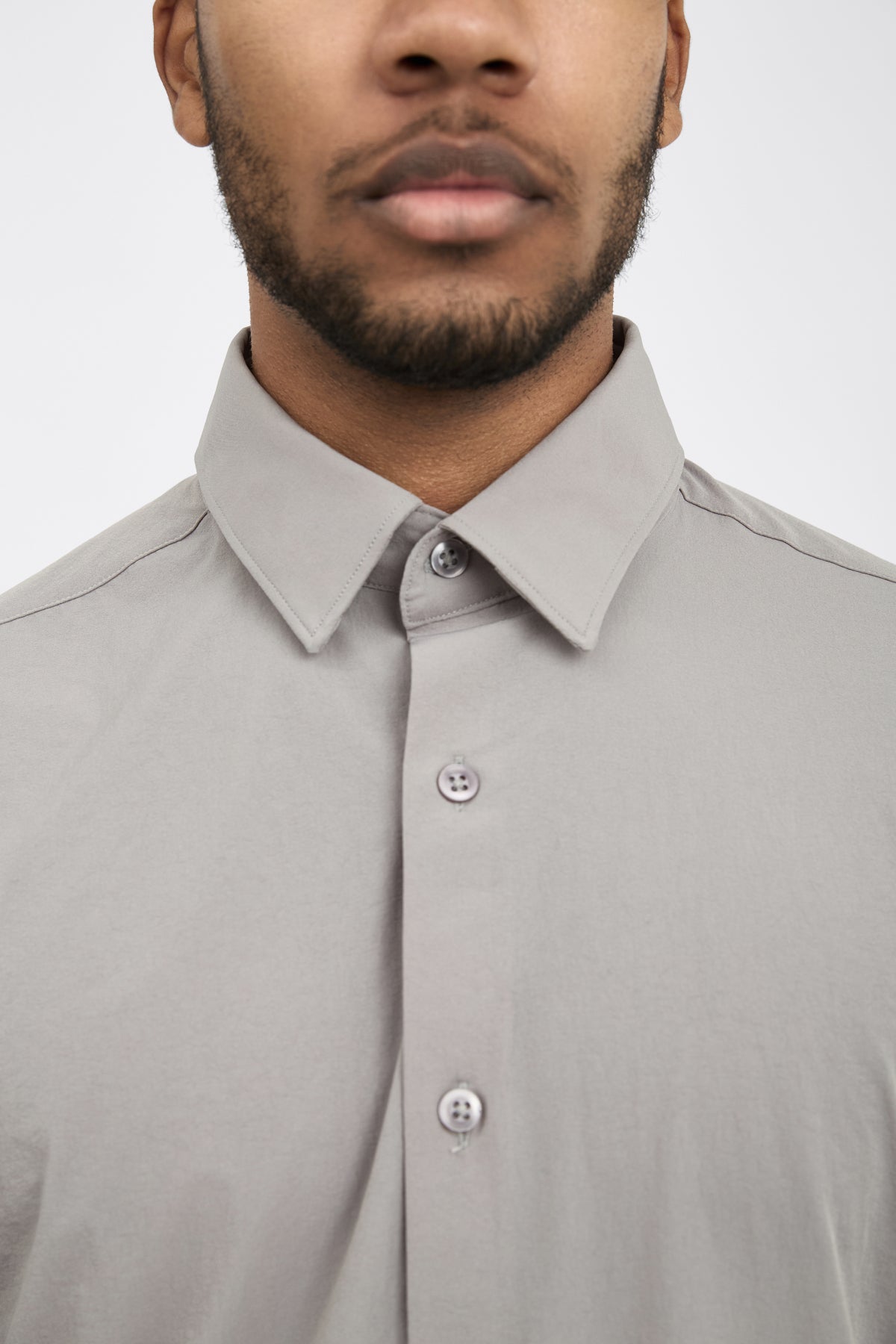 Camisa Social Anti-Amassado Flex Manga Curta