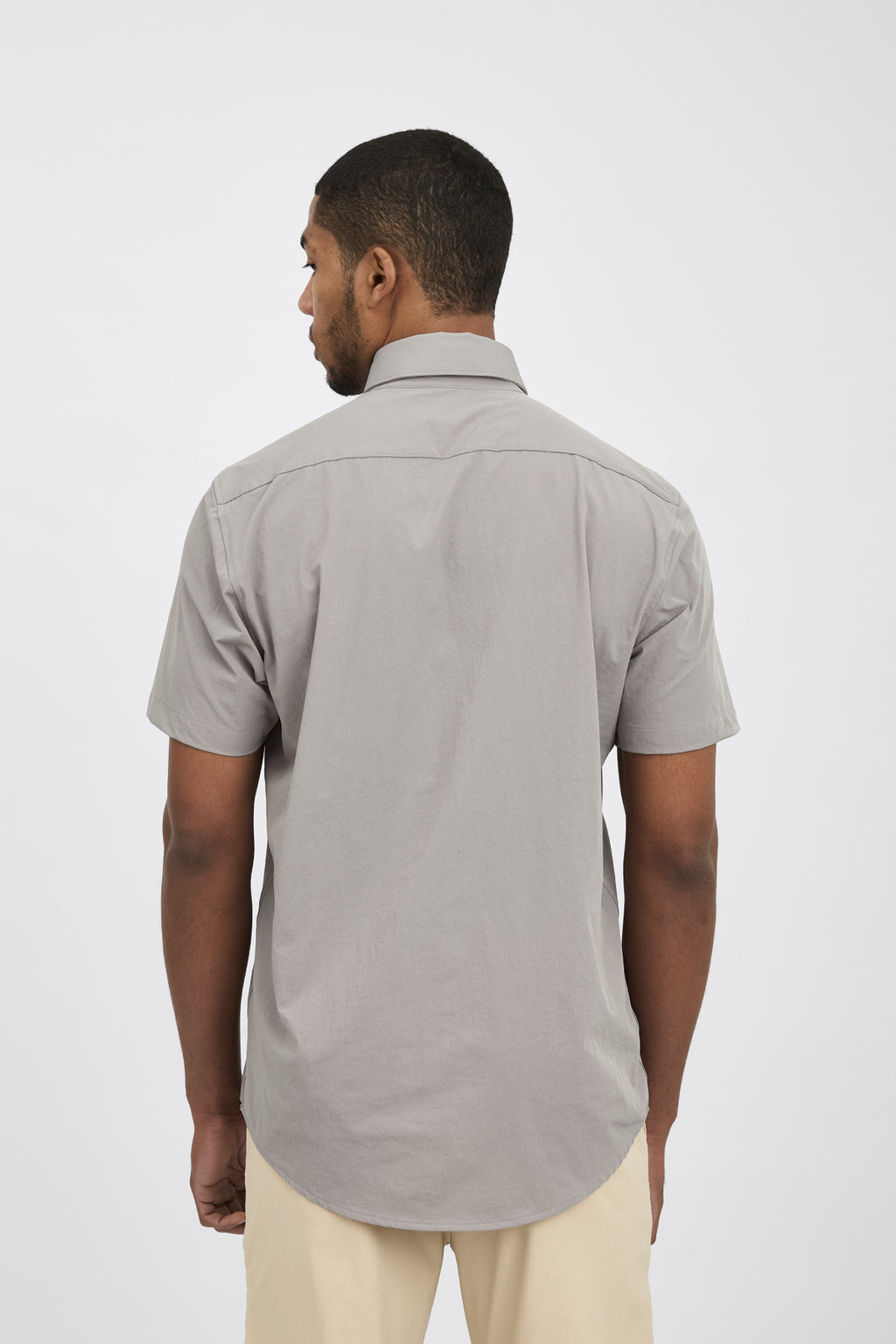 Camisa Social Anti-Amassado Flex Manga Curta