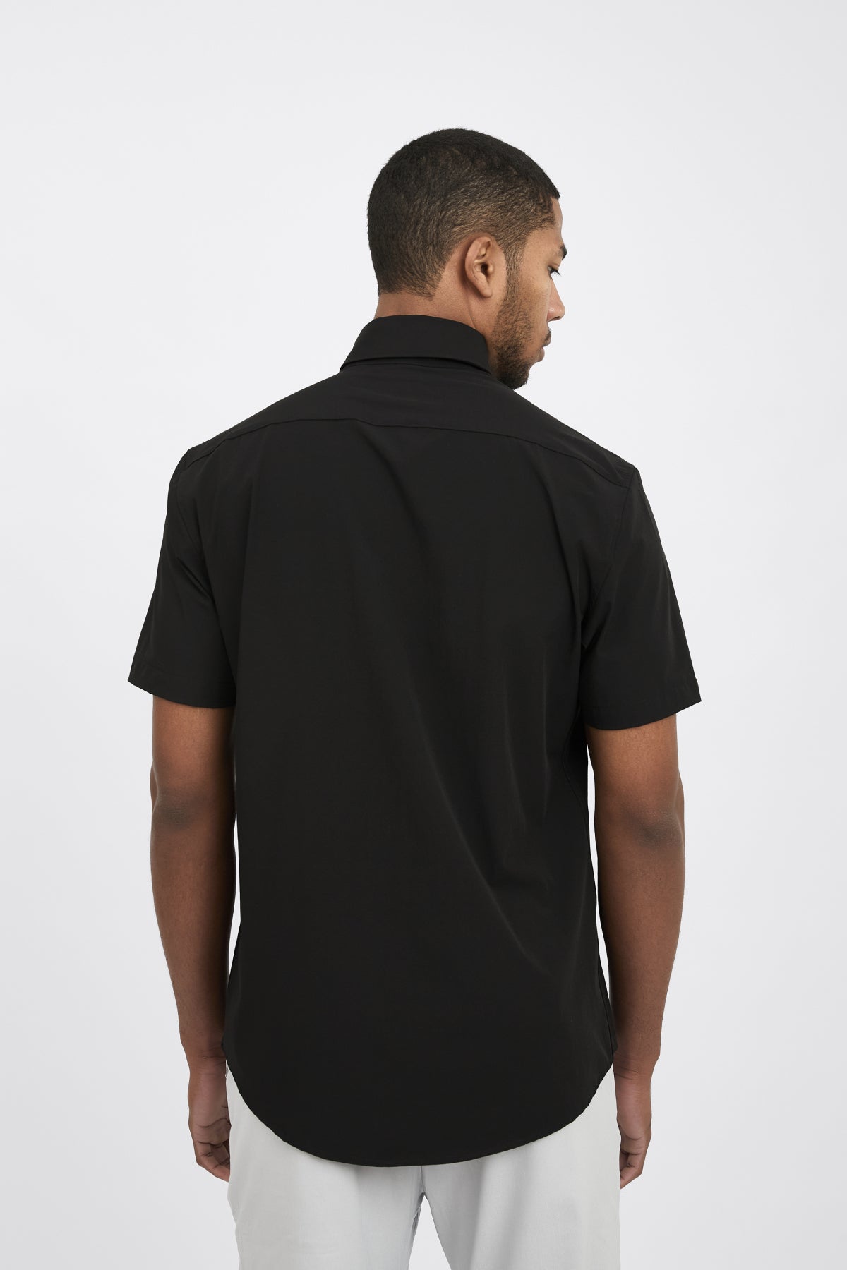 Camisa Social Anti-Amassado Flex Manga Curta