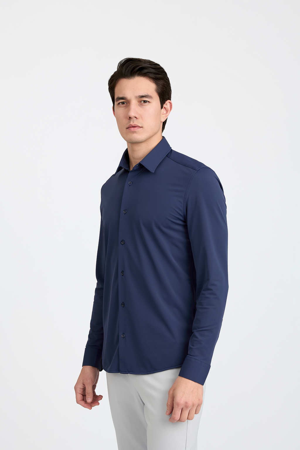 Camisa Social Anti-Amassado Piquet Signature