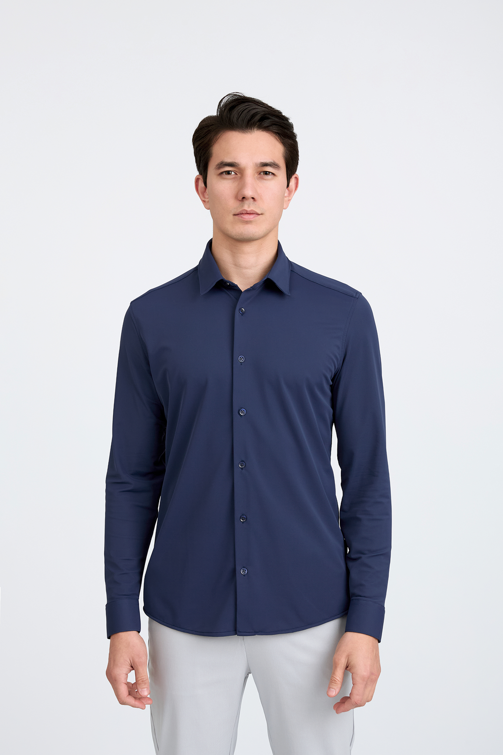 Camisa Social Anti-Amassado Piquet Signature
