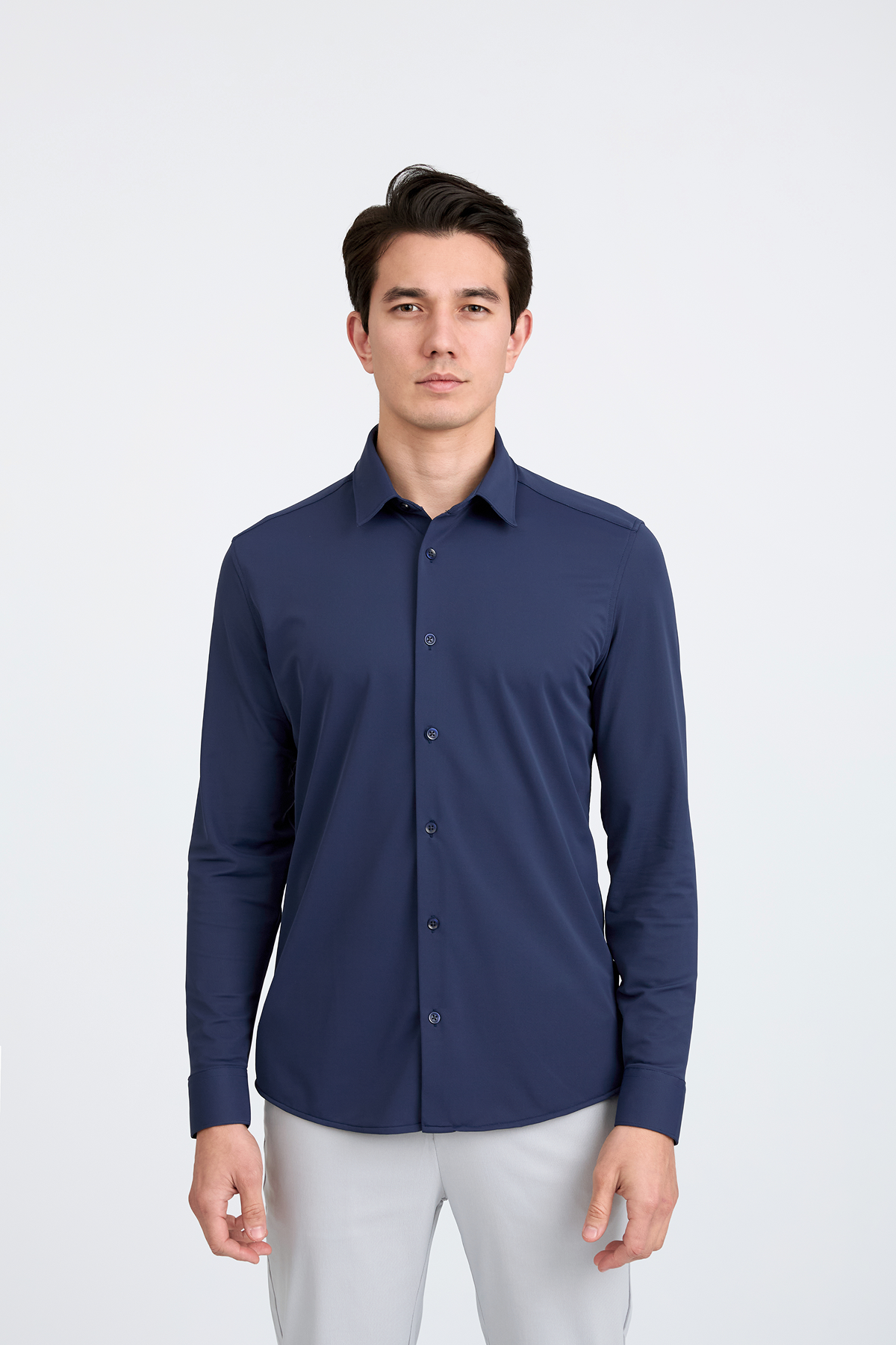 Camisa Social Anti-Amassado Piquet Signature
