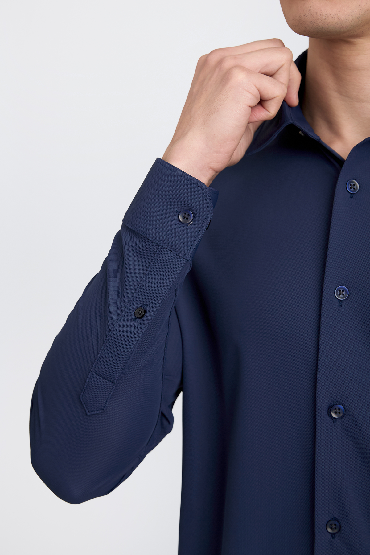 Camisa Social Anti-Amassado Piquet Signature