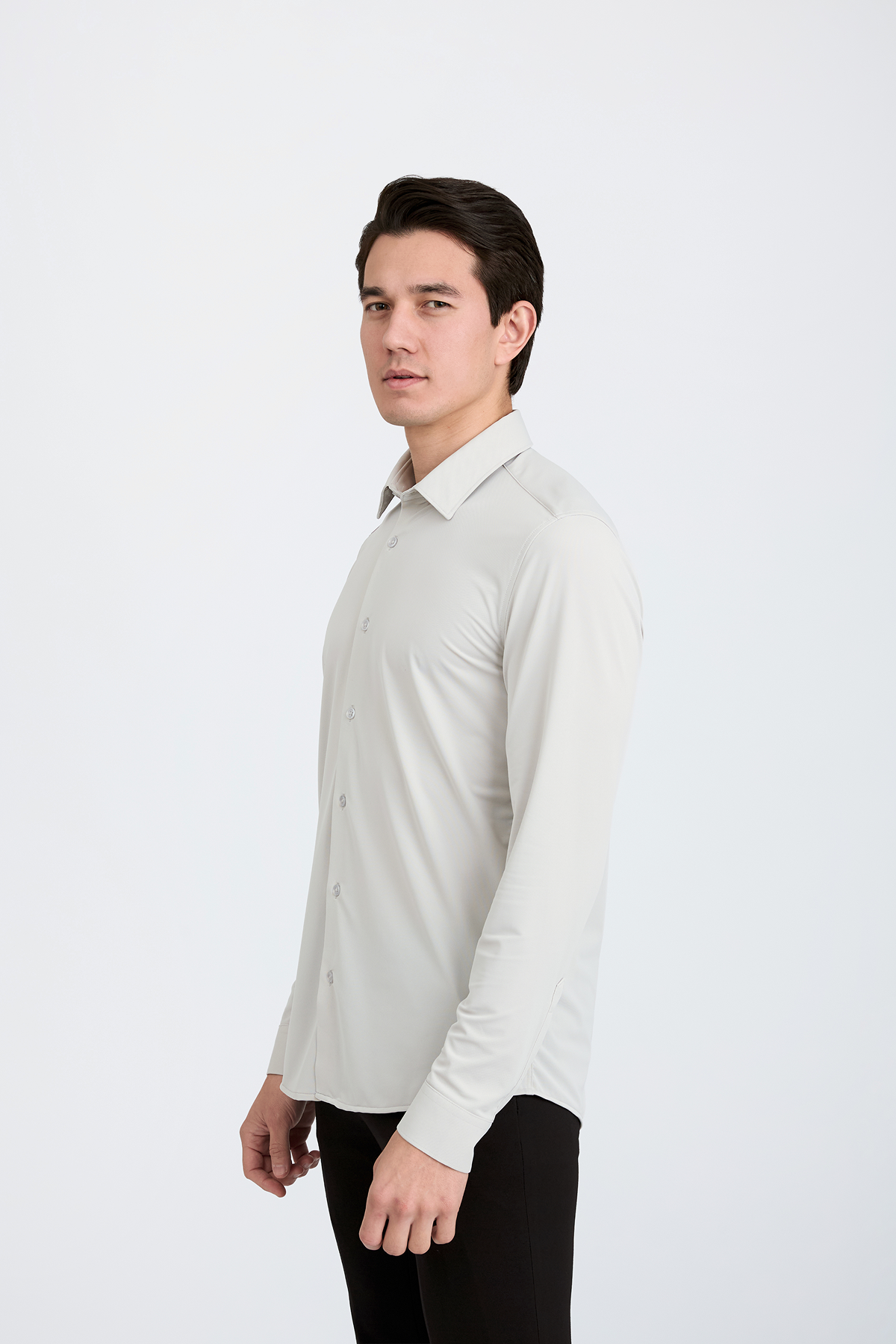 Camisa Social Anti-Amassado Piquet Signature