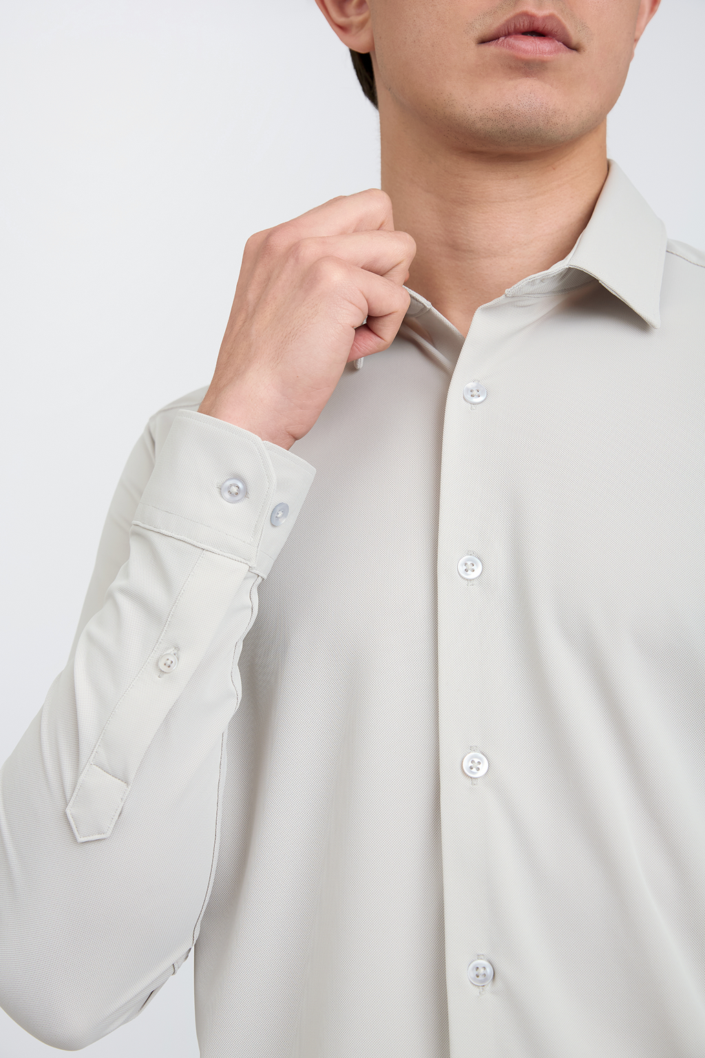 Camisa Social Anti-Amassado Piquet Signature