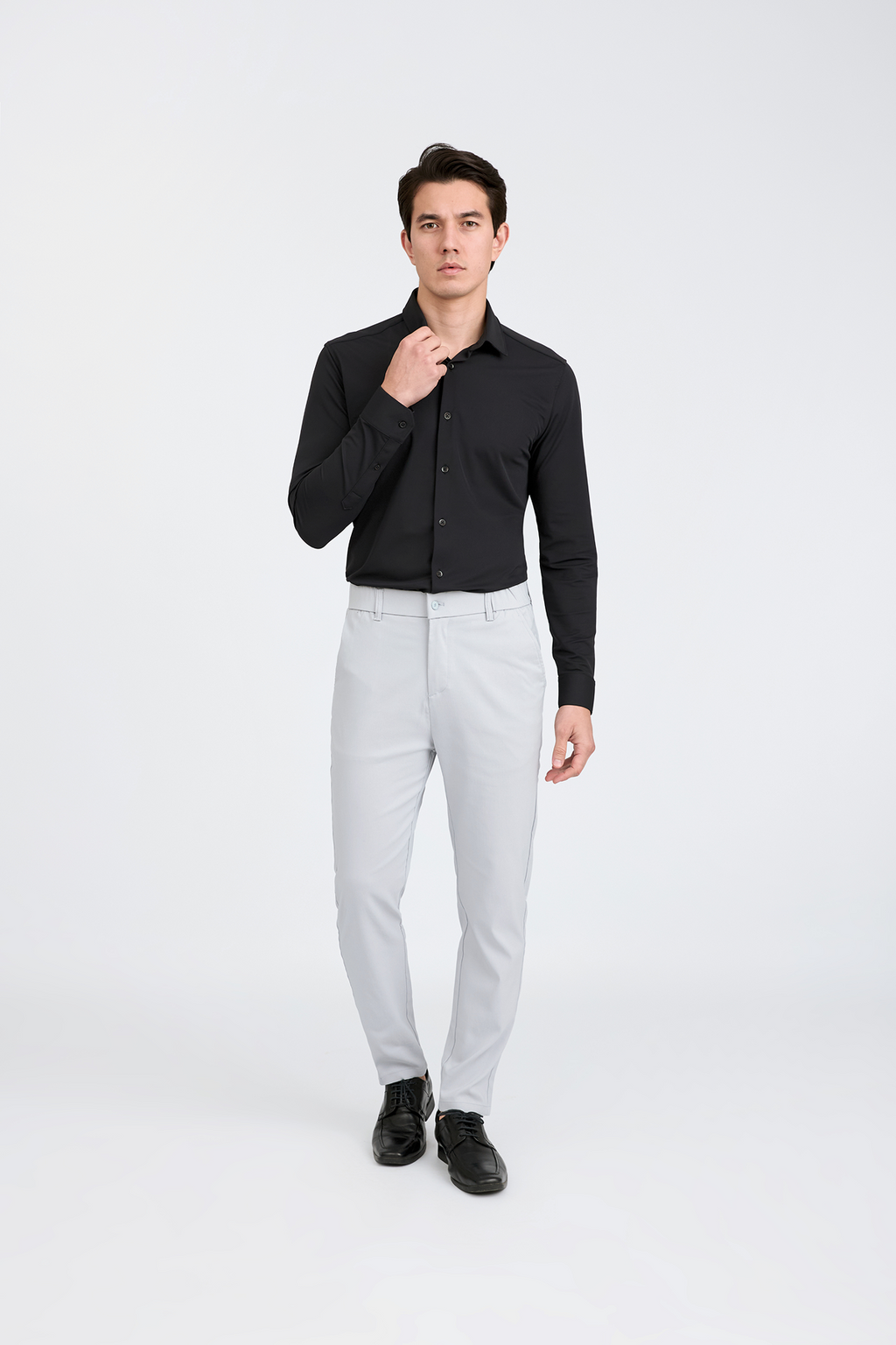 Camisa Social Anti-Amassado Piquet Signature