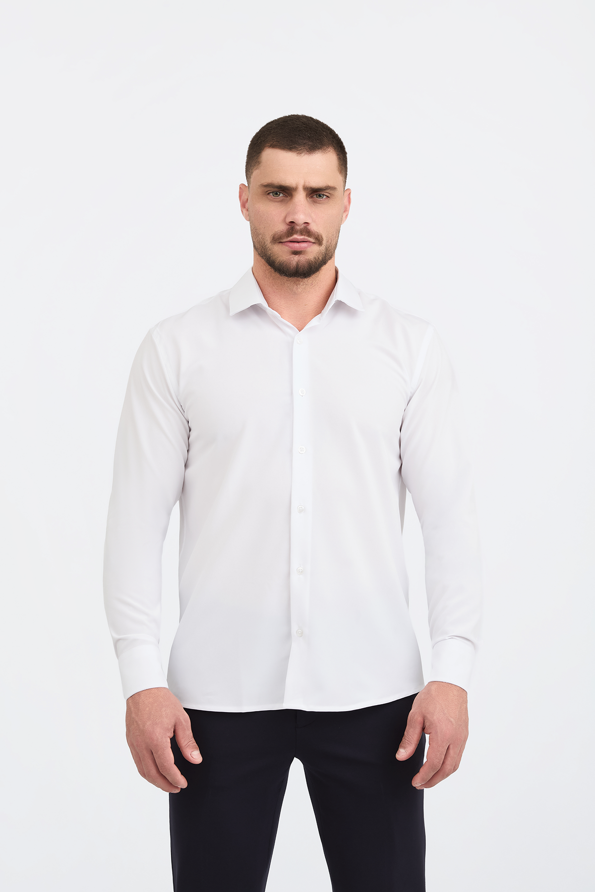 Camisa Social Anti-Amassado Gola Italiana