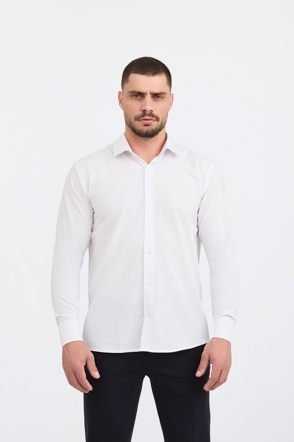 Camisa Social Anti-Amassado Gola Italiana
