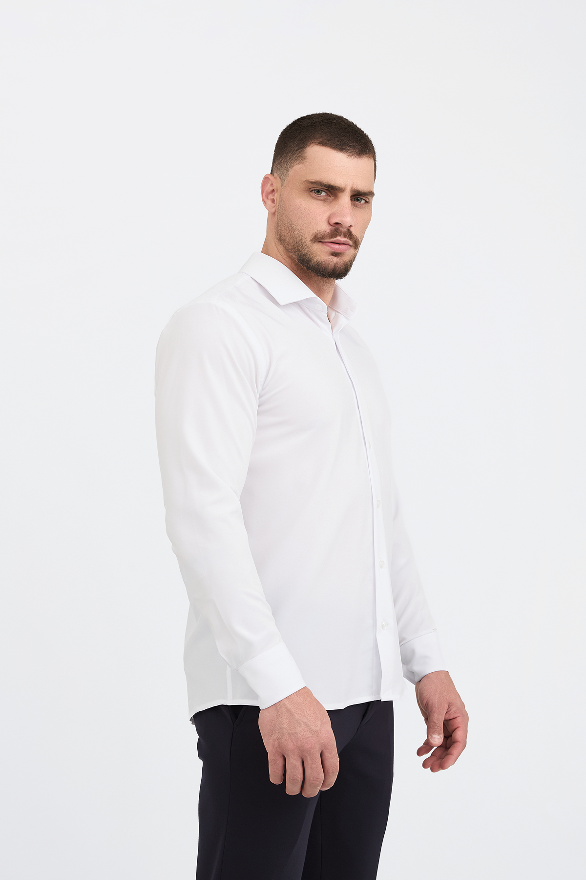 Camisa Social Anti-Amassado Gola Italiana