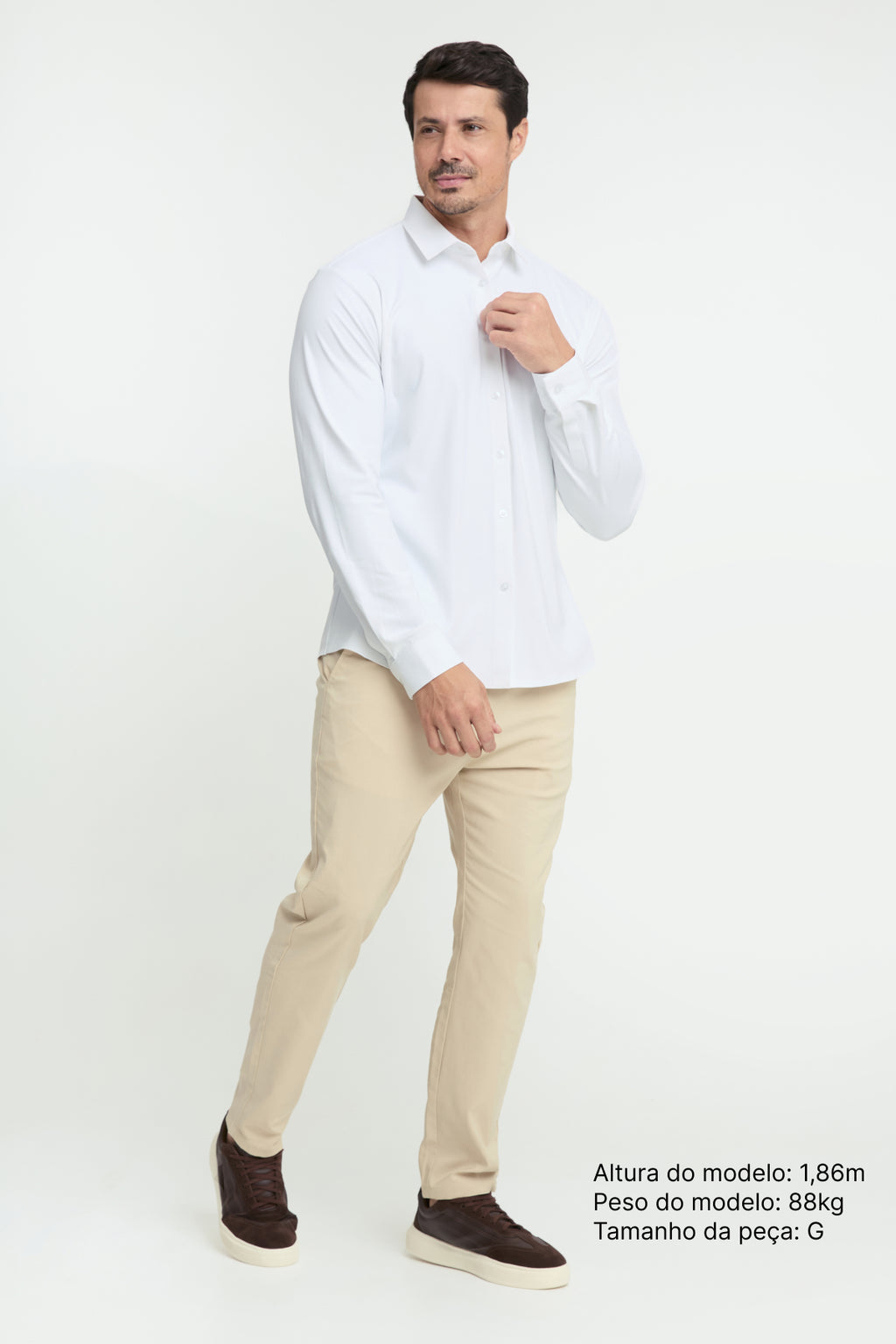 Camisa Social Anti-Amassado Flex Ultra