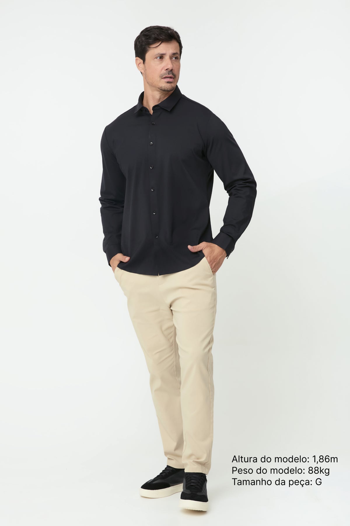 Camisa Social Anti-Amassado Flex Ultra