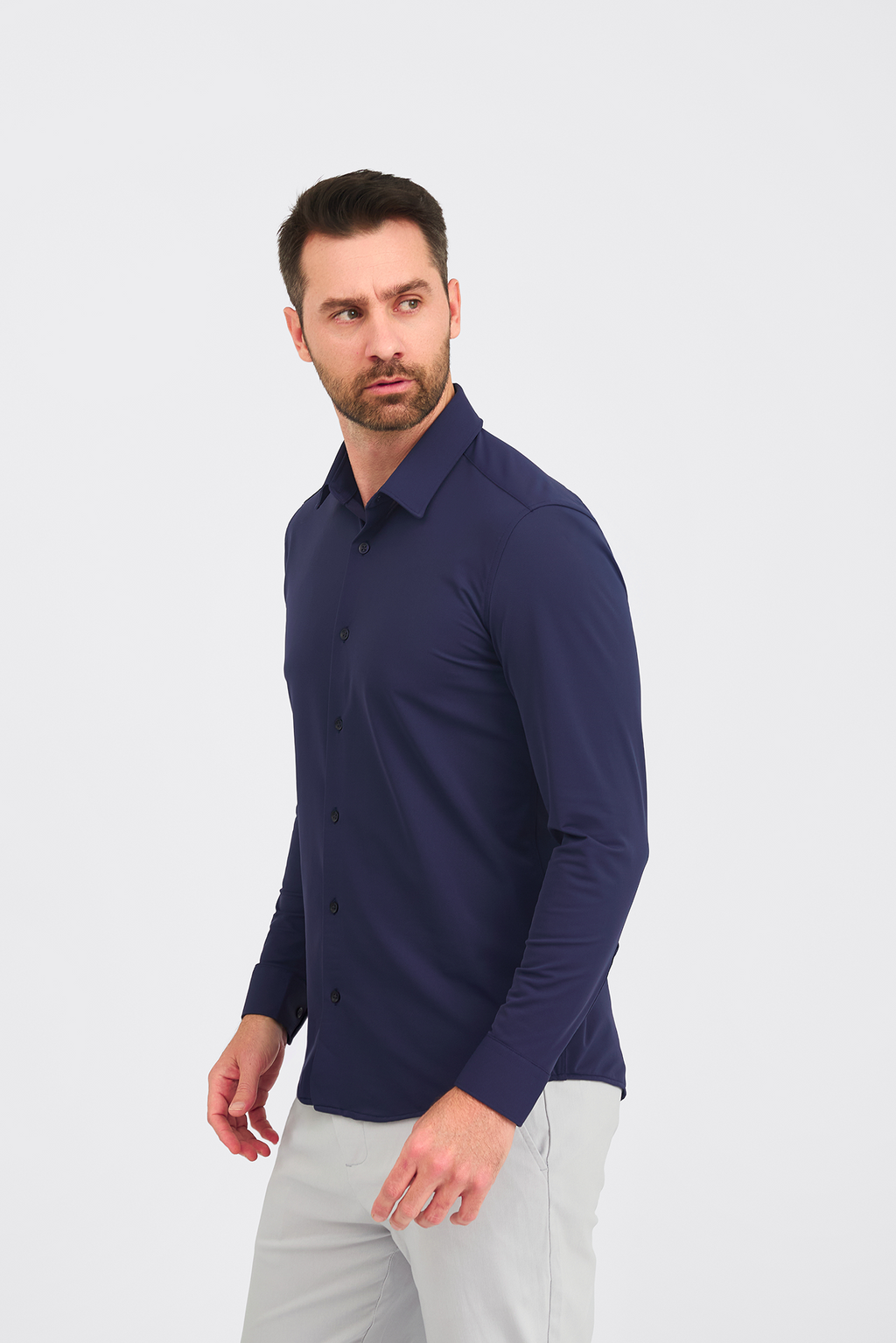 Camisa Social Anti-Amassado Piquet Signature