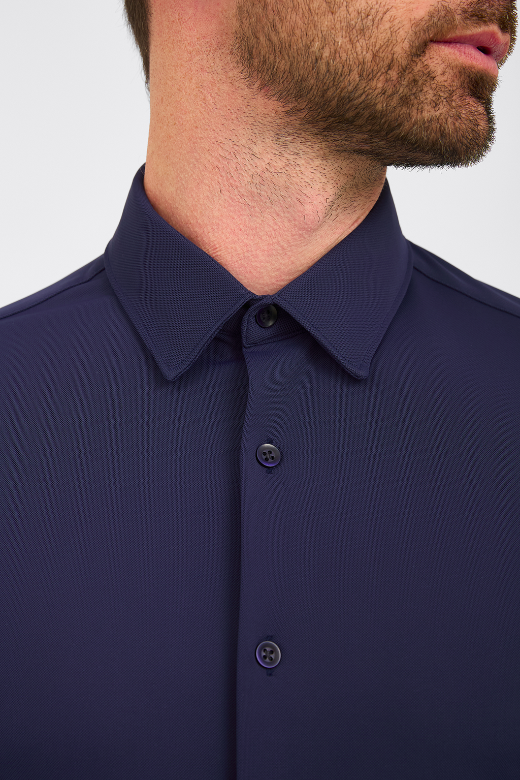 Camisa Social Anti-Amassado Piquet Signature