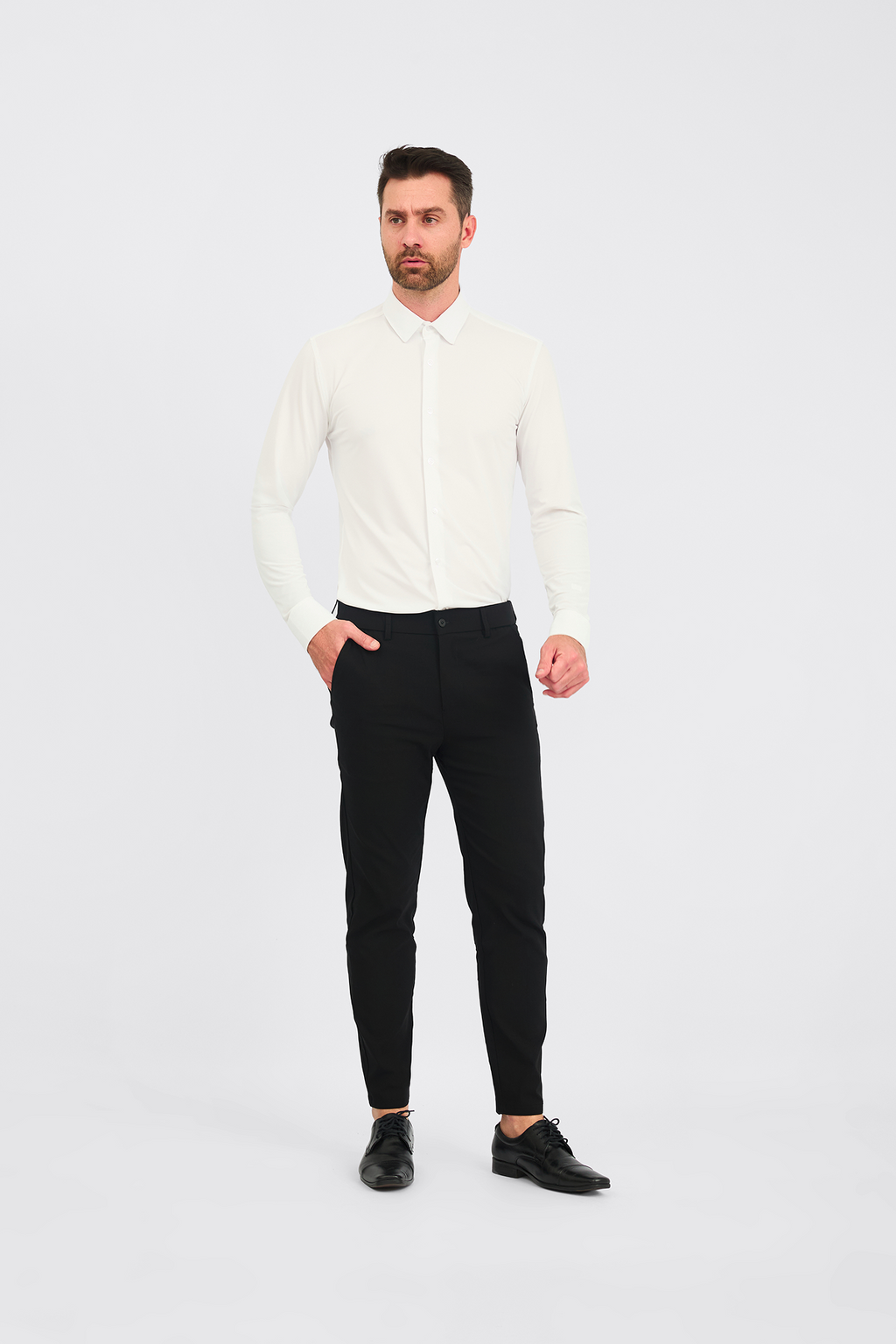 Camisa Social Anti-Amassado Piquet Signature
