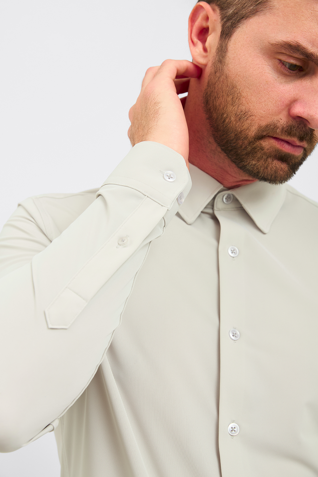 Camisa Social Anti-Amassado Piquet Signature