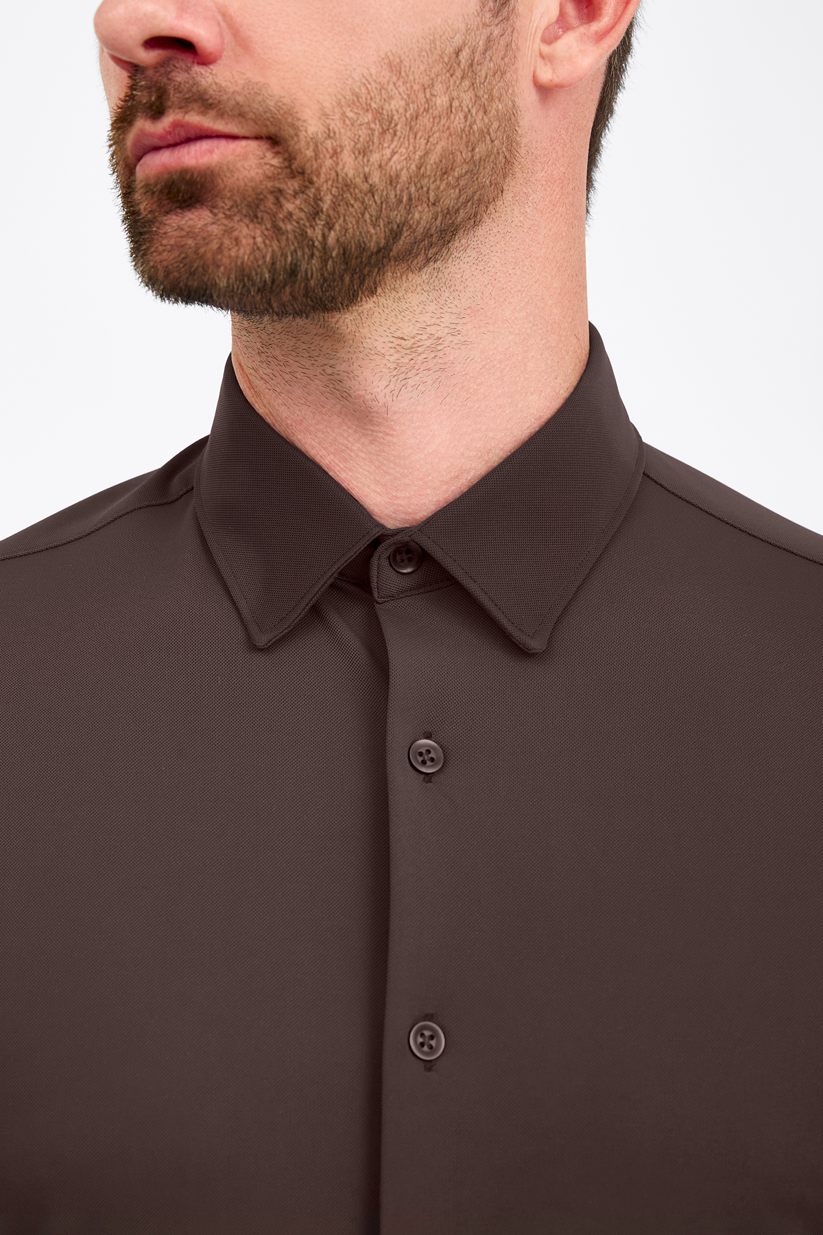 Camisa Social Anti-Amassado Piquet Signature