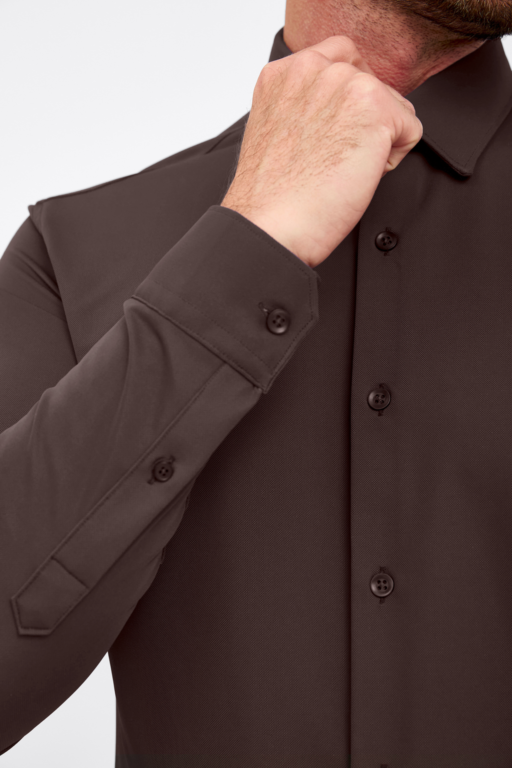 Camisa Social Anti-Amassado Piquet Signature