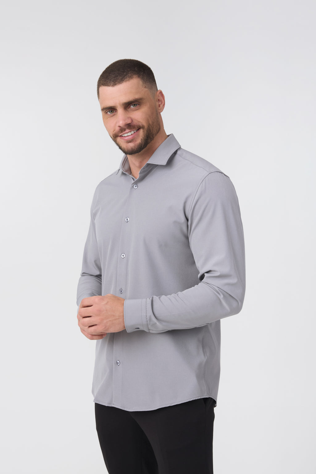 Camisa Social Anti-Amassado Gola Italiana - Primeira Coleção
