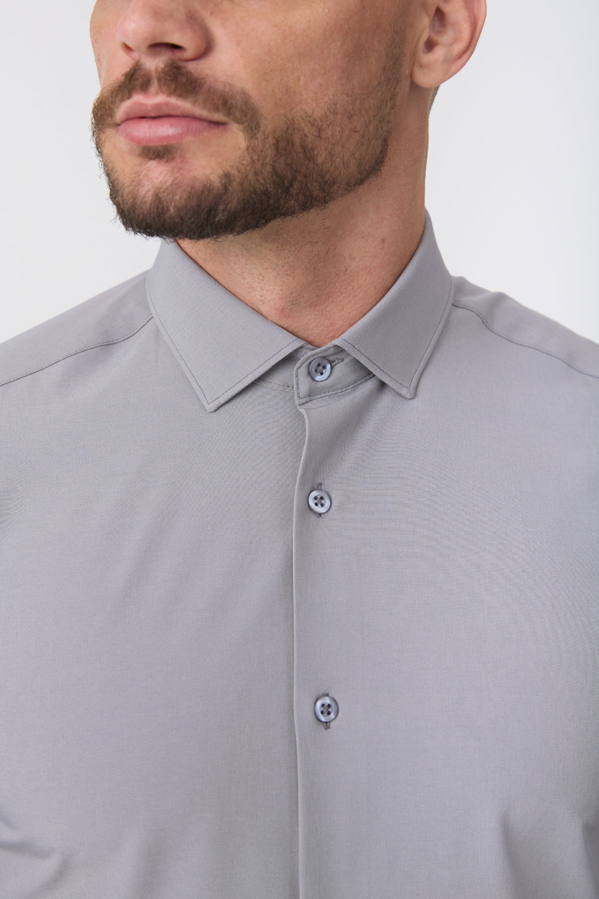 Camisa Social Anti-Amassado Gola Italiana - Primeira Coleção