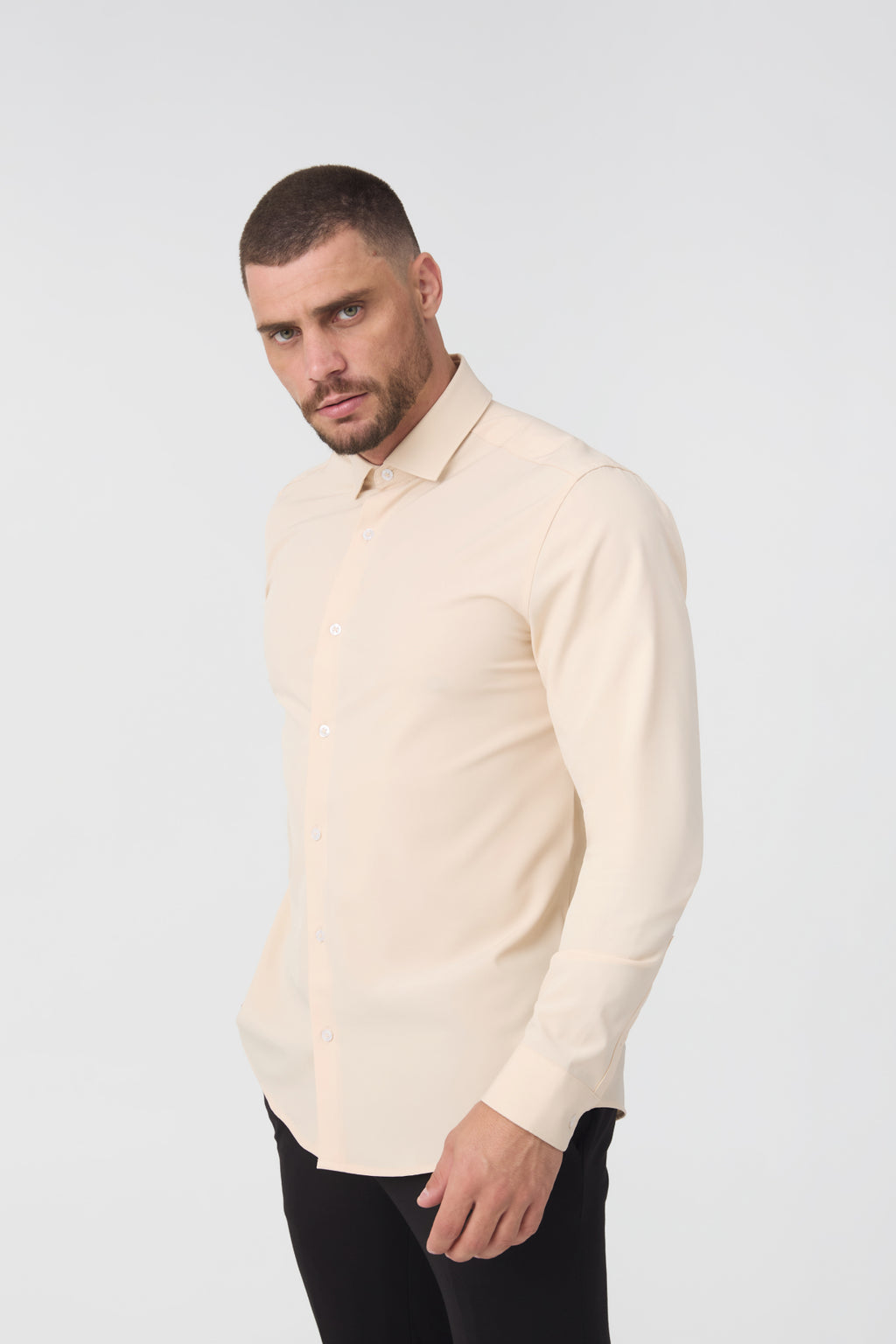 Camisa Social Anti-Amassado Gola Italiana - Primeira Coleção