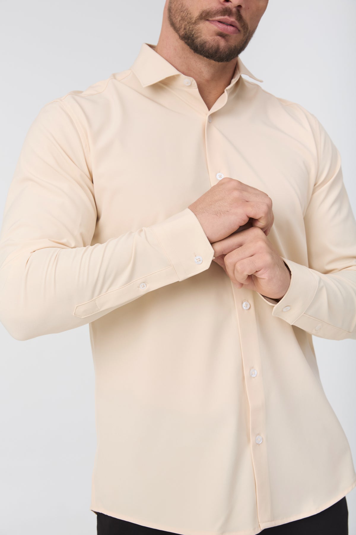 Camisa Social Anti-Amassado Gola Italiana - Primeira Coleção