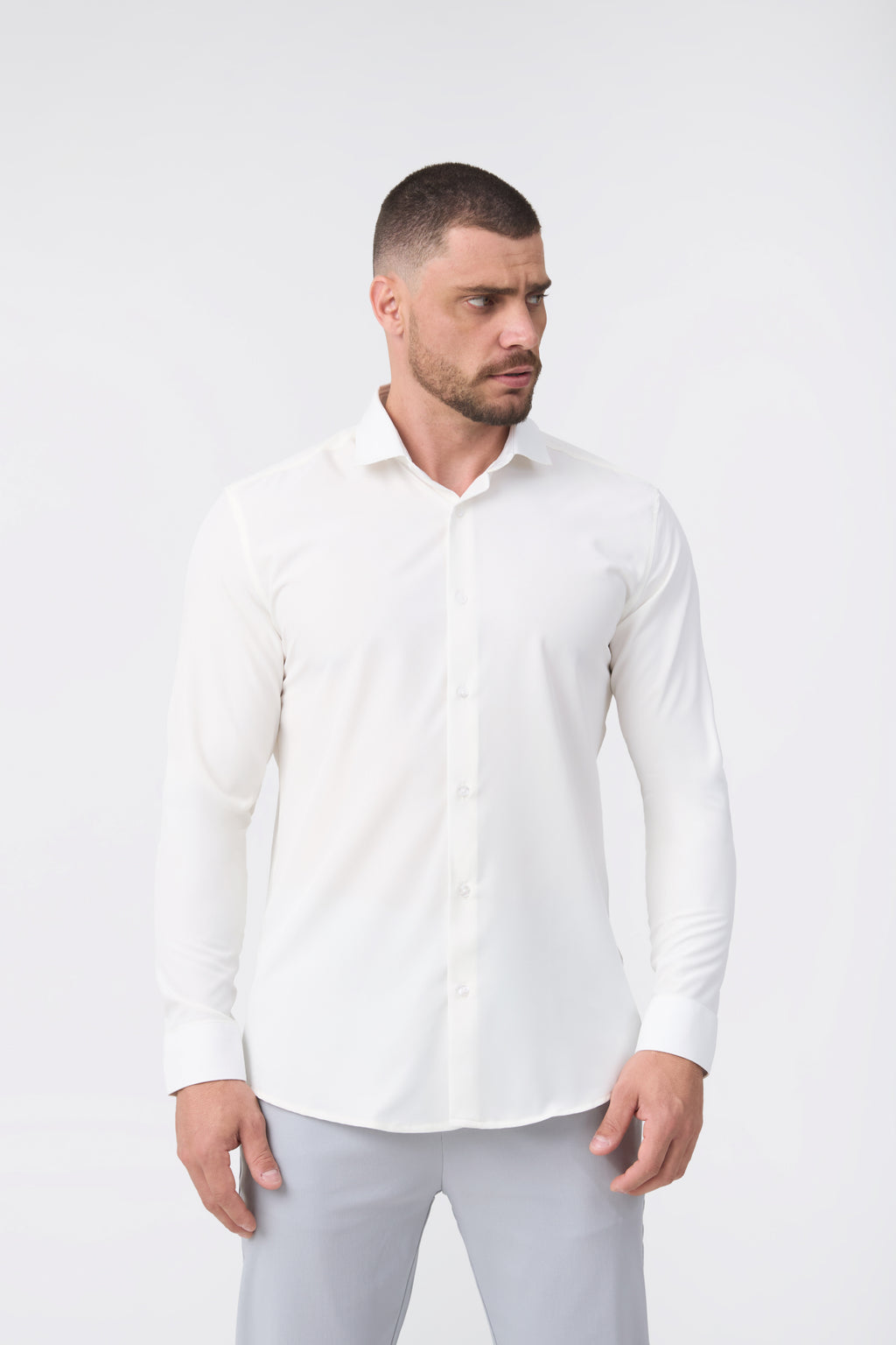 Camisa Social Anti-Amassado Gola Italiana - Primeira Coleção