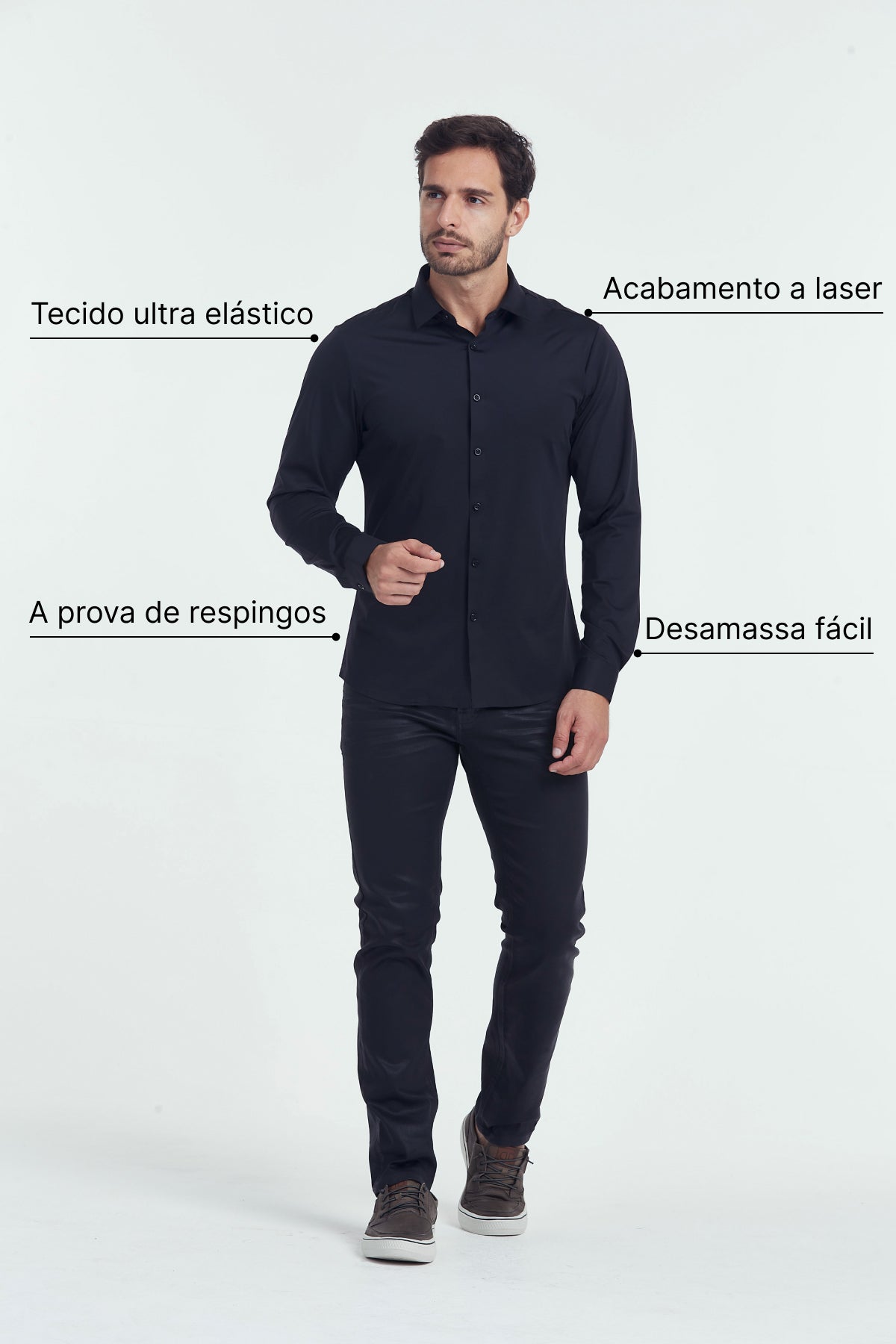 Camisa Social Ultra-Stretch