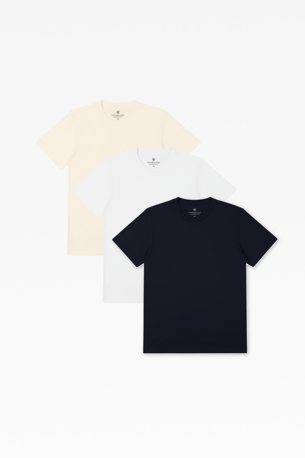 Kit 3 Camisetas Tech Algodão Egípcio Gola Média