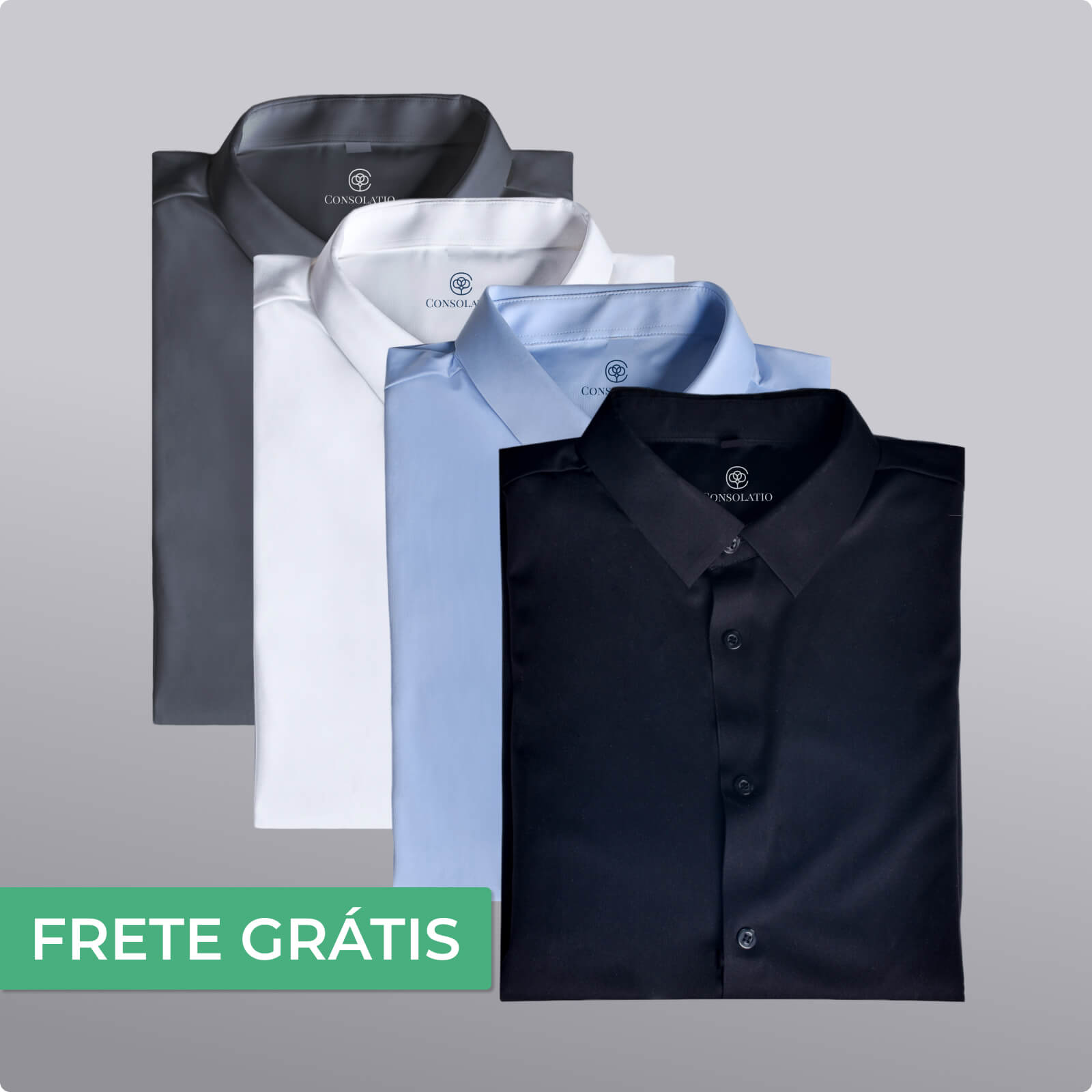 Kit 4 Camisas Ultra-Stretch