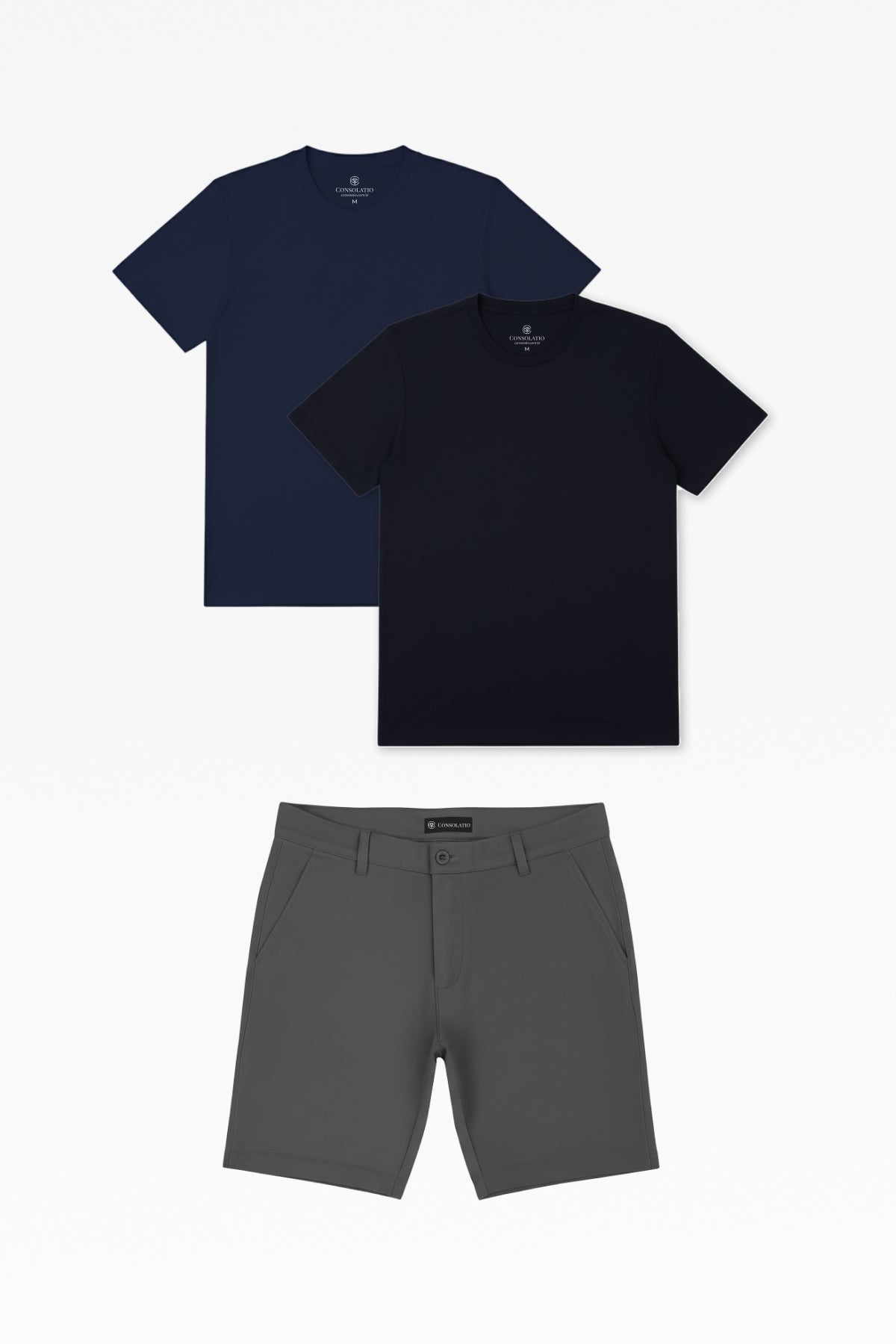 Kit Bermuda Tecnológica de Alfaiataria + 2 Camisetas TecModal