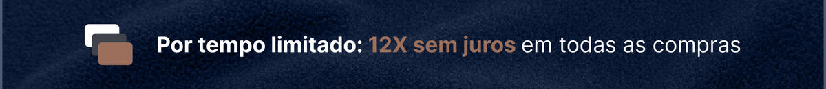 Bemvindo - MiniBanner Desktop 12x sem juros