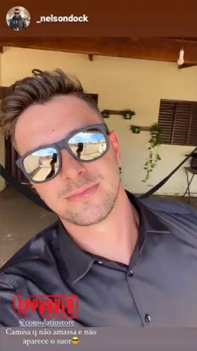 Homem vestindo Camisa Social Tecnológica Ultra-Stretch da Consolatio