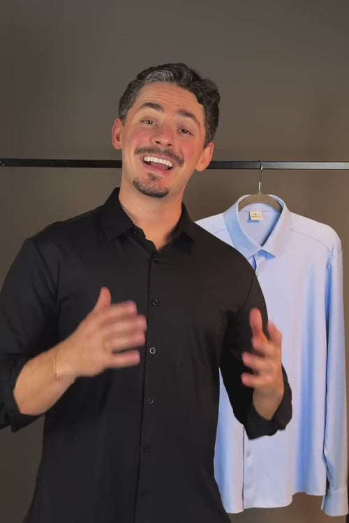 Camisa Social Anti-Amassado Flex Ultra em movimento